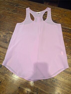 Light Pink Racerback Tank Top - Womens